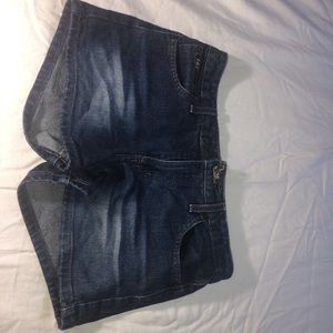 denim shorts